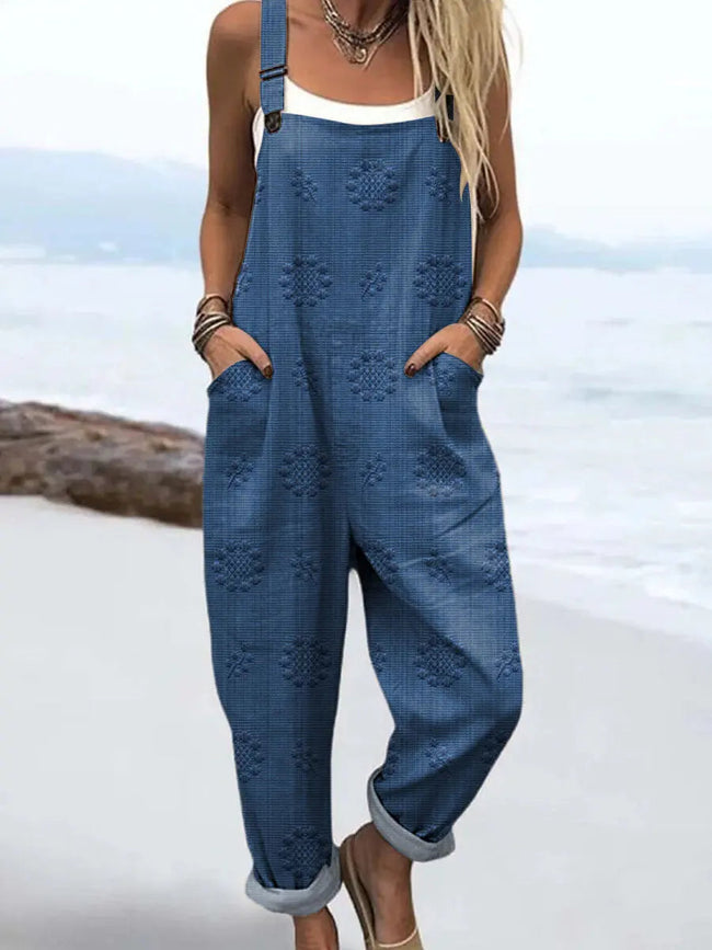 Maeve | Relaxed Fit Patterned Jumpsuit for Women